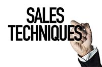 Sales techniques, web marketing
